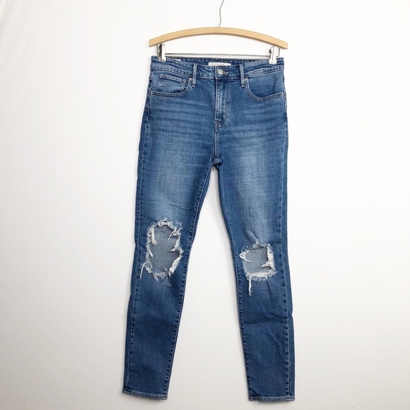 LEVI’S 721 high rise, skinny, distressed jeans - Picture 8 of 12